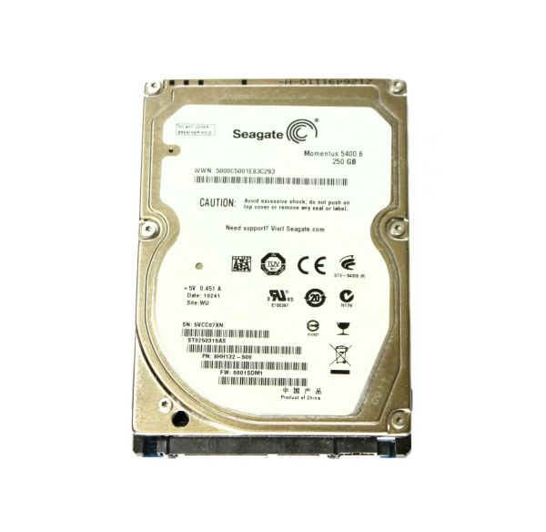 9HH132-500 Seagate Momentus 5400.6 250GB 5400RPM SATA 3Gb/s 8MB Cache 2.5-inch Hard Drive