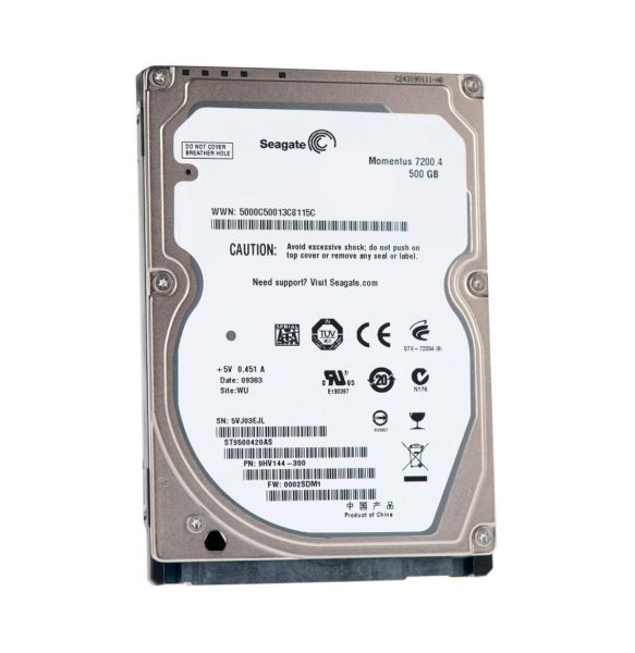 9HV144-300 Seagate Momentus 7200.4 500GB 7200RPM SATA 3Gb/s 16MB Cache 2.5-inch Hard Drive