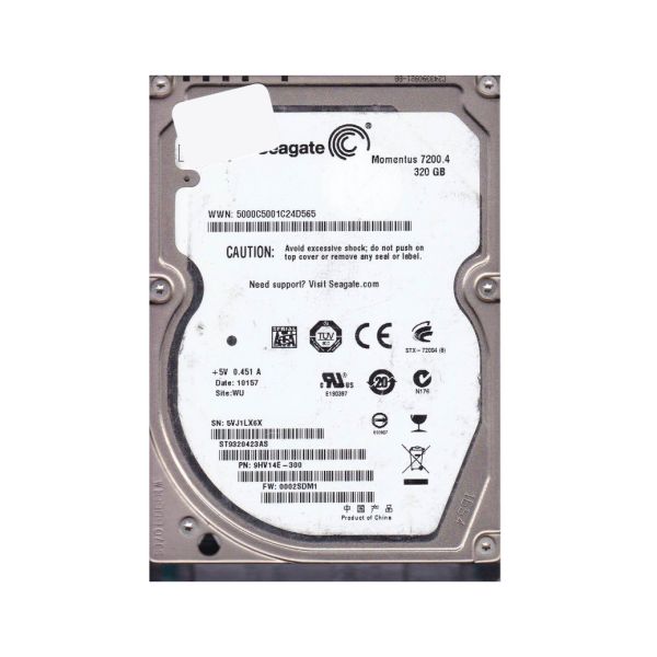 9HV14E-300 Seagate Momentus 7200.4 320GB 7200RPM SATA 3Gb/s 16MB Cache 2.5-inch Hard Drive