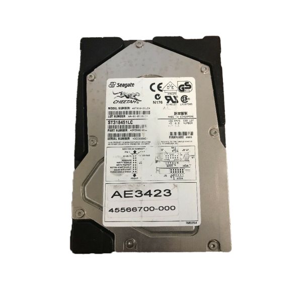 9P2006-010 Seagate Cheetah X15 18.4GB 15000RPM Ultra160 SCSI 80-Pin 4MB Cache 3.5-inch Hard Drive