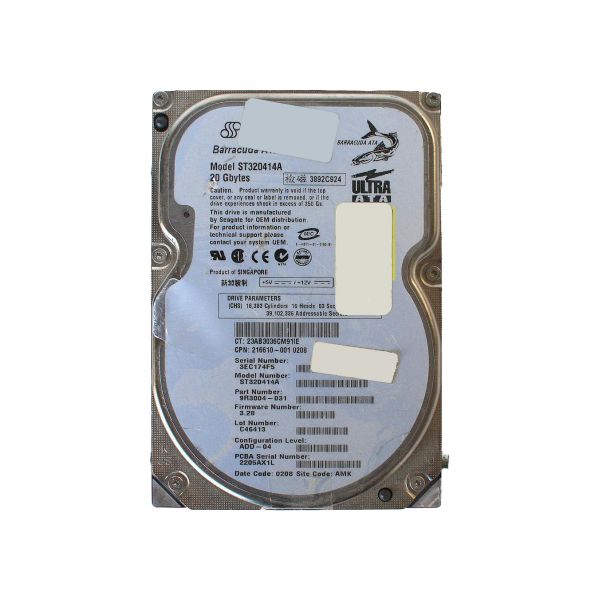 9R3004-031 Seagate BarraCuda 20GB 7200RPM ATA-100 2MB Cache 3.5-inch Hard Drive
