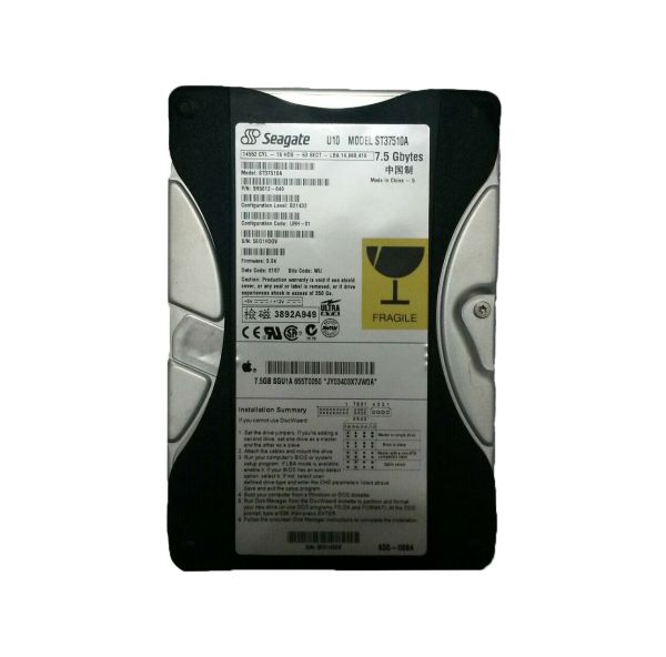 9R5012-040 Seagate U10 7.5GB 5400RPM ATA-66 2MB Cache 3.5-inch Hard Drive