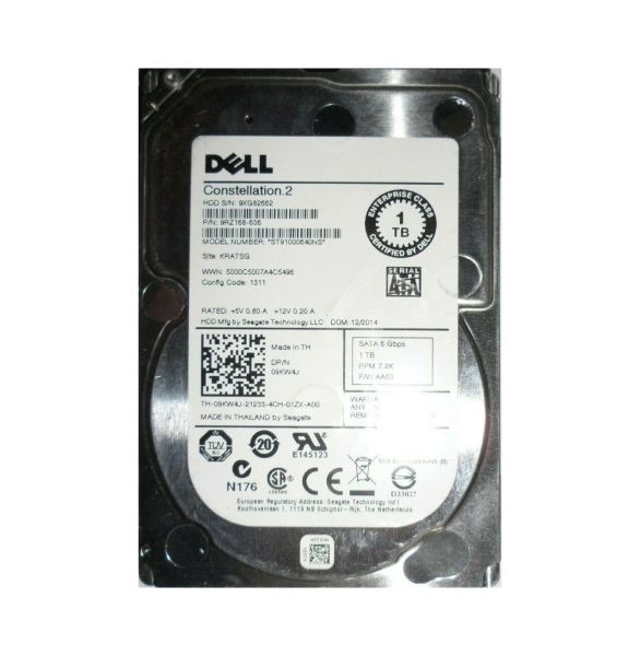 9RZ168-636 Seagate 1TB 7200RPM SATA 6Gb/s 2.5-inch Hard Drive