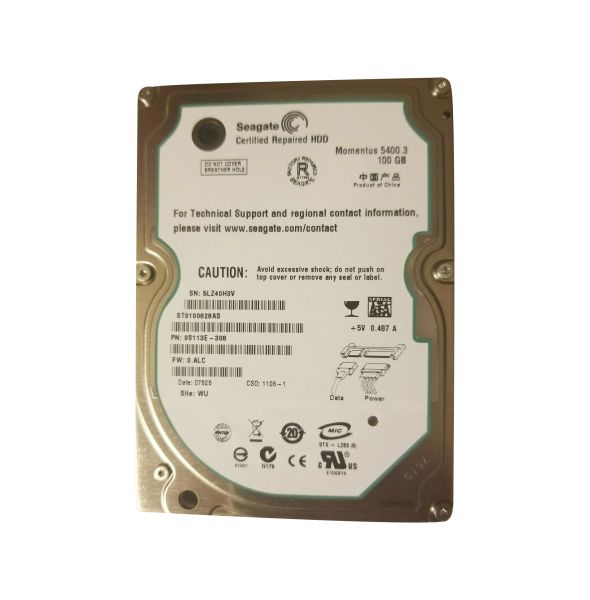 9S113E-308 Seagate Momentus 5400.3 100GB 5400RPM SATA 1.5Gb/s 8MB Cache 2.5-inch Hard Drive