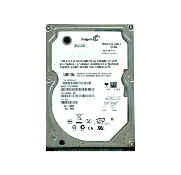 9S3014-501 Seagate 100GB 7200RPM SATA 1.5Gb/s 2.5-inch Hard Drive