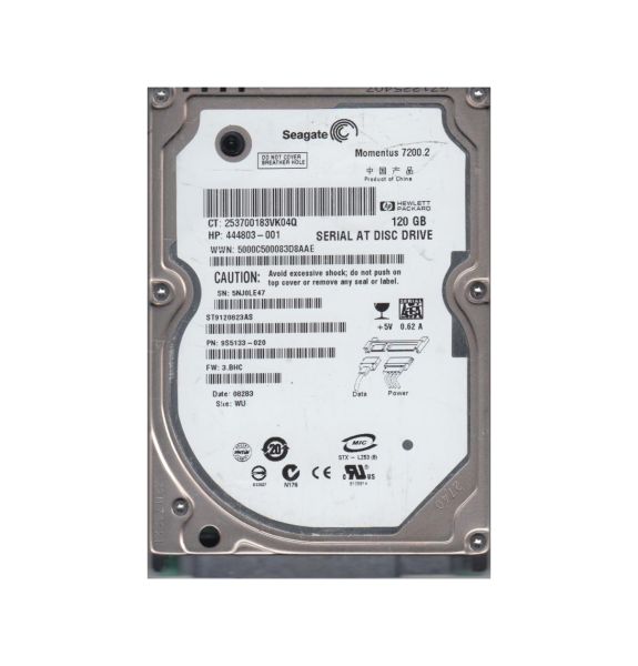 9S5133-020 Seagate 120GB 7200RPM SATA 3Gb/s 2.5-inch Hard Drive