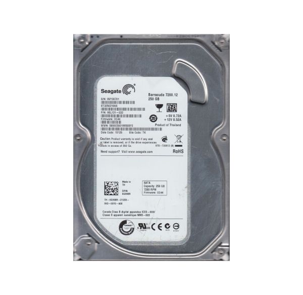 9SL131-033 Seagate BarraCuda 7200.12 250GB 7200RPM SATA 3Gb/s 8MB Cache 3.5-inch Hard Drive