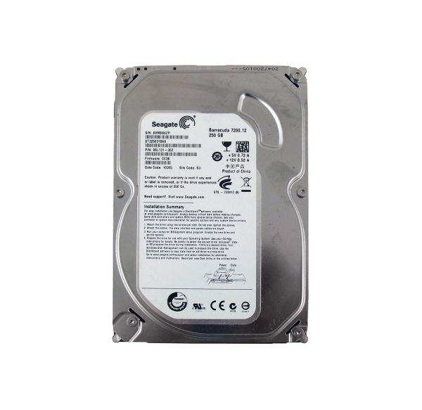 9SL131-302 Seagate BarraCuda 7200.12 250GB 7200RPM SATA 3Gb/s 8MB Cache 3.5-inch Hard Drive