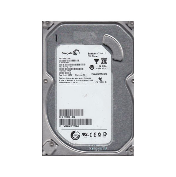 9SL142-021 Seagate 500GB 7200RPM SATA 3Gb/s 3.5-inch Hard Drive