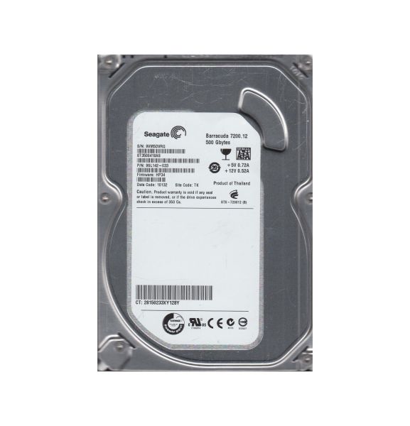 9SL142-033 Seagate 500GB 7200RPM SATA 3Gb/s 3.5-inch Hard Drive