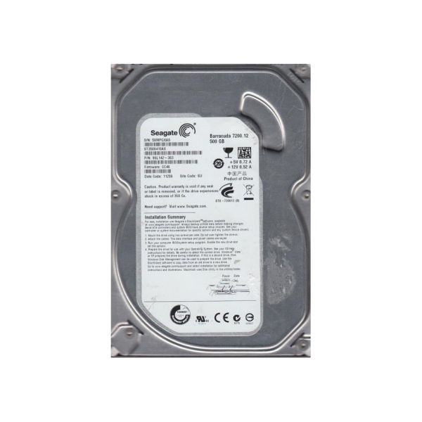9SL142-303 Seagate 500GB 7200RPM SATA 3Gb/s 3.5-inch Hard Drive