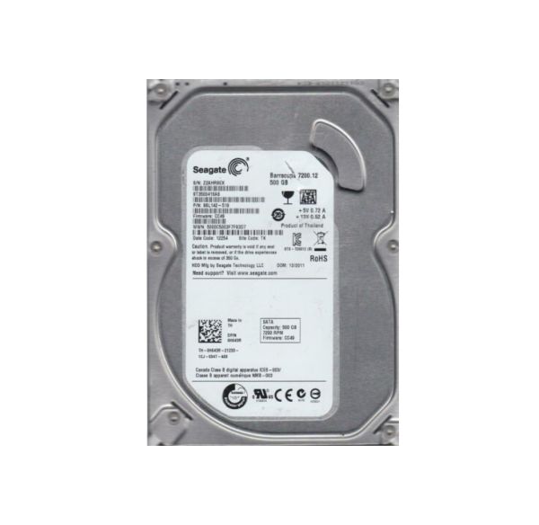 9SL142-519 Seagate 500GB 7200RPM SATA 3Gb/s 3.5-inch Hard Drive