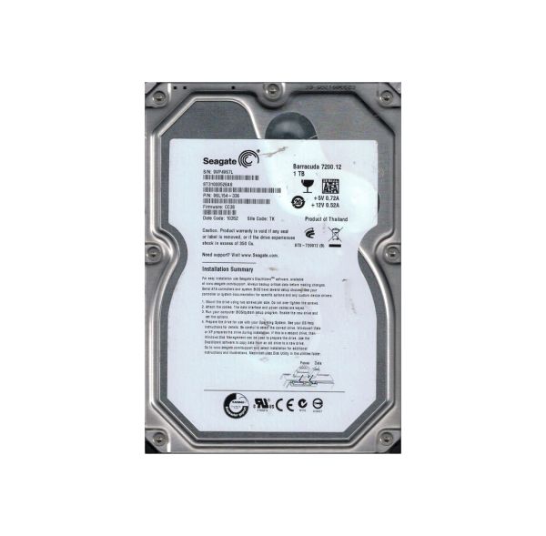 9SL154-336 Seagate 1TB 7200RPM SATA 3Gb/s 3.5-inch Hard Drive