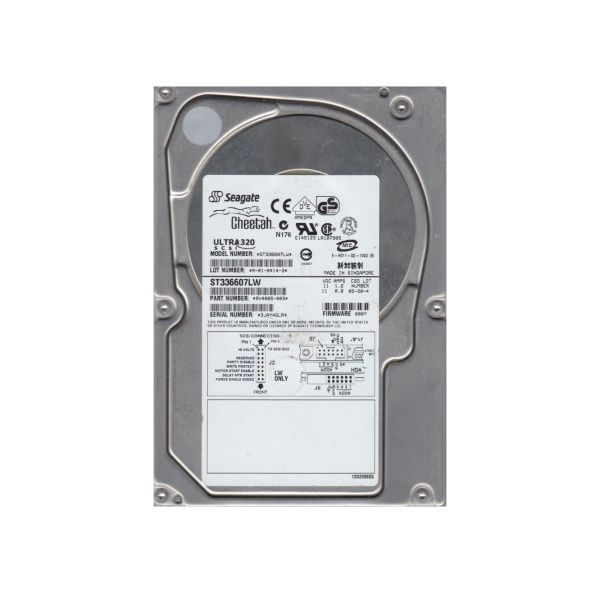 9V4005-003 Seagate Cheetah 10K.6 36.4GB 10000RPM Ultra320 SCSI 68-Pin 8MB Cache 3.5-inch Hard Drive