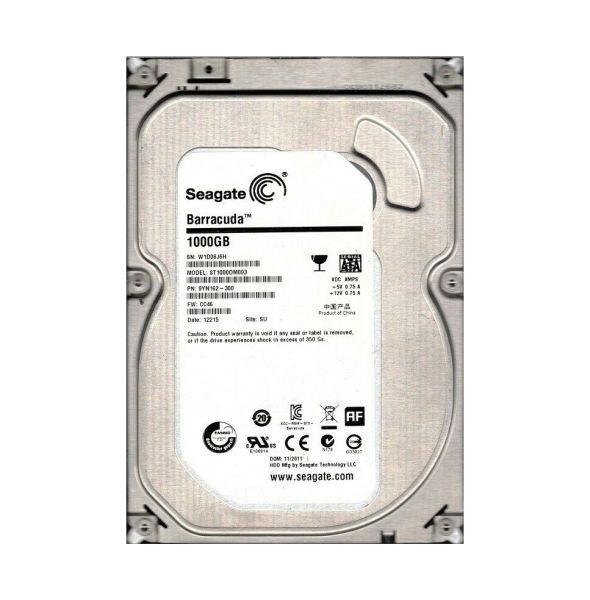 9YN162-300 Seagate 1TB 7200RPM SATA 6Gb/s 3.5-inch Hard Drive