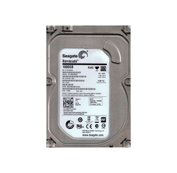 9YN162-500 Seagate 1TB 7200RPM SATA 6Gb/s 3.5-inch Hard Drive