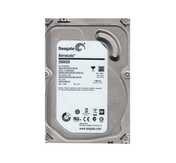 9YN164-302 Seagate 2TB 7200RPM SATA 64MB Cache 3.5-inch Hard Drive