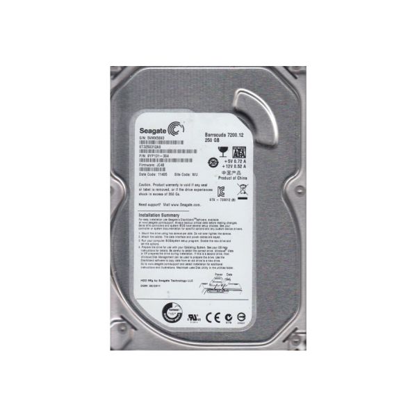 9YP131-304 Seagate BarraCuda 250GB 7200RPM SATA 6Gb/s 8MB Cache 3.5-inch Hard Drive