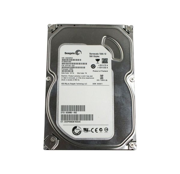 9YP142-021 Seagate 500GB 7200RPM SATA 6Gb/s 3.5-inch Hard Drive