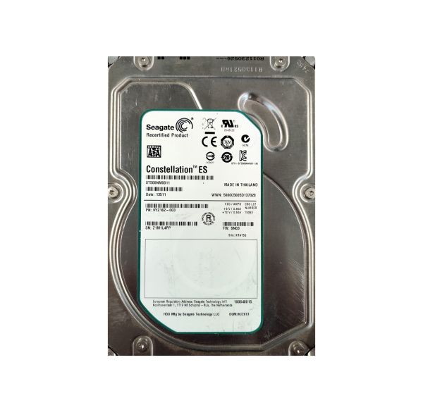 9YZ162-003 Seagate Constellation ES 500GB 7200RPM SATA 6Gb/s 64MB Cache 3.5-inch Hard Drive
