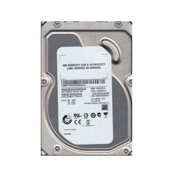 9YZ162-039 Seagate 500GB 7200RPM SATA 6Gb/s 3.5-inch Hard Drive