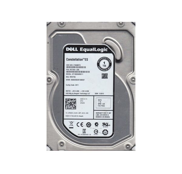 9YZ164-236 Seagate Constellation ES 1TB 7200RPM SATA 6Gb/s 64MB Cache 3.5-inch Hard Drive
