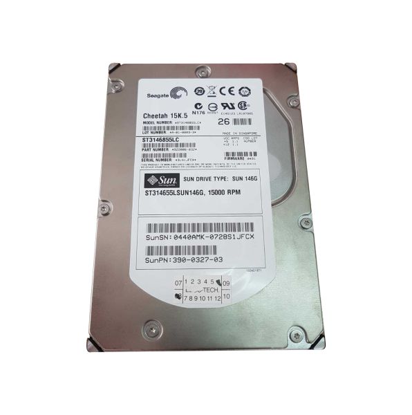 9Z2006-032 Seagate Cheetah 15K.5 146GB 15000RPM Ultra320 SCSI 80-Pin 16MB Cache 3.5-inch Hard Drive