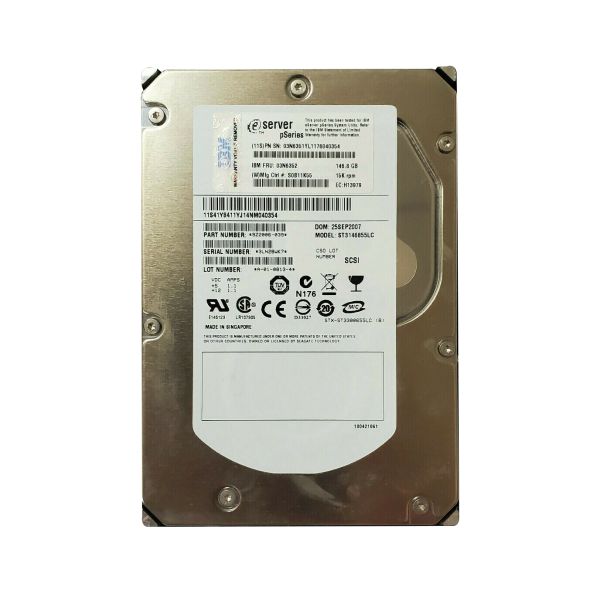 9Z2006-039 Seagate Cheetah 15K.5 146GB 15000RPM Ultra320 SCSI 80-Pin 16MB Cache 3.5-inch Hard Drive