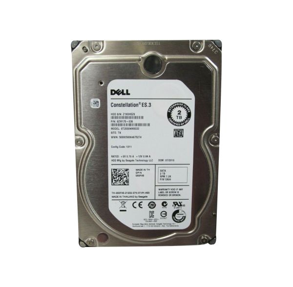 9ZM175-036 Seagate Constellation ES.3 2TB 7200RPM SATA 6Gb/s 128MB Cache 3.5-inch Hard Drive