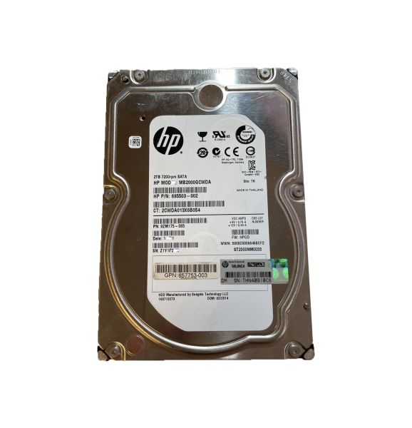 9ZM175-065 Seagate 2TB 7200RPM SATA 6Gb/s 3.5-inch Hard Drive