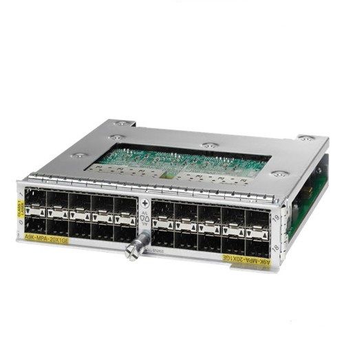 A9K-MPA-20X1GE-RF Cisco ASR 9000 Series 20 x Ports 1GbE SFP Gigabit Ethernet Modular Port Adapter