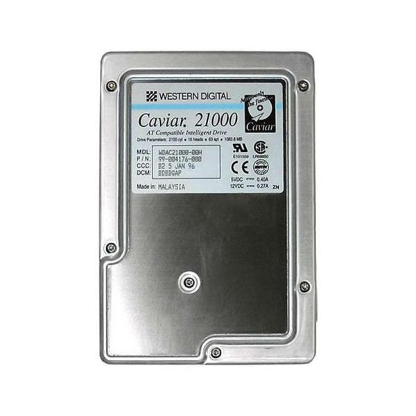 AC21000 Western Digital Caviar 21000 1.08GB 5200RPM IDE/ATA 128KB Cache 3.5-inch Hard Drive
