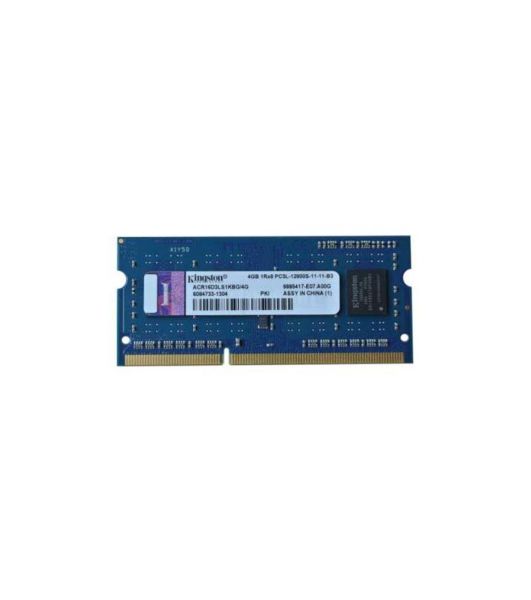 ACR16D3LS1KFBG/4G Kingston Technology 4GB PC3-12800 DDR3-1600MHz non-ECC Unbuffered CL11 SoDIMM 1.35V Memory Module