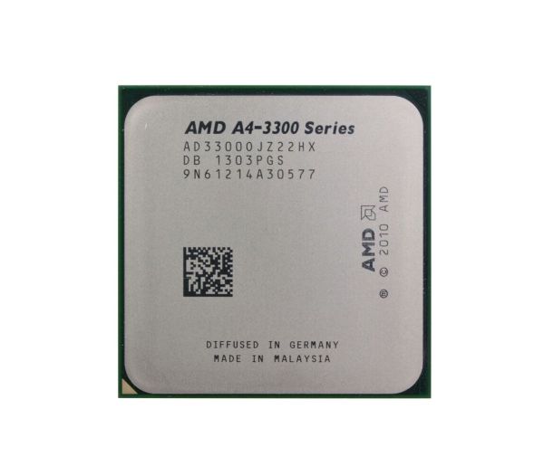 AD3300OJHXBOX AMD A4-3300 Dual-core (2 Core) 2.5GHz 1MB L2 Cache Socket FM1 Processor