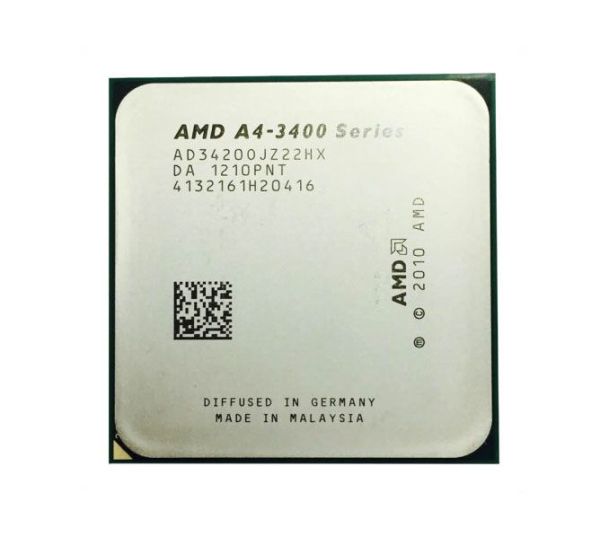 AD3420OJZ22HX AMD A4-3420 Dual-core (2 Core) 2.8GHz 1MB L2 Cache Socket FM1 Processor