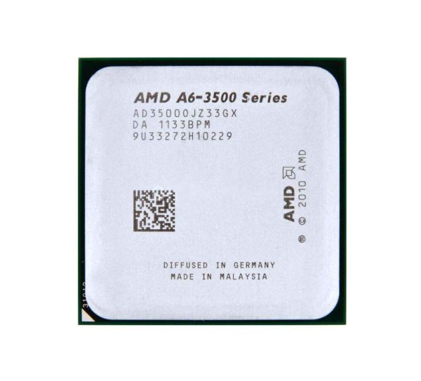 AD3500OJZ33GX AMD A6-3500 Triple-core (3 Core) 2.1GHz 3MB L2 Cache Socket FM1 Processor