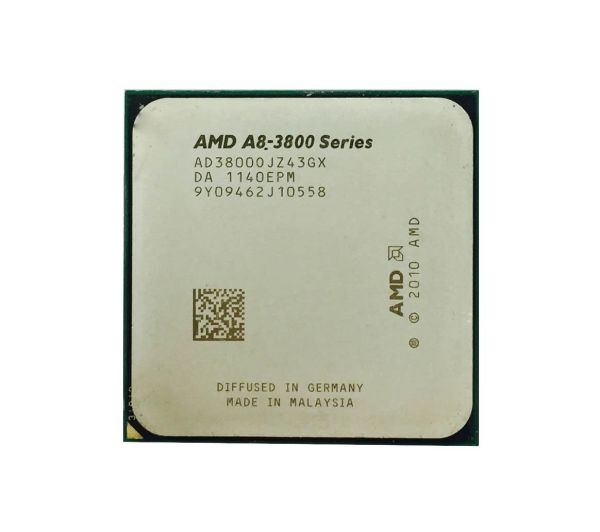AD3800OJZ43GX AMD A8-3800 APU Quad-core (4 Core) 2.4GHz 100MHz FSB 4MBL2 Cache Socket FM1 Processor