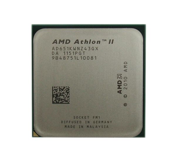 AD651KWNZ43GX AMD Athlon II X4 651K Quad-core (4 Core) 3GHz 4MB L2 Cache Socket FM1 Processor
