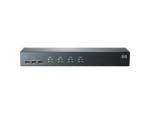 AF611A HP 4 x Ports USB/PS2 KVM Console Switch