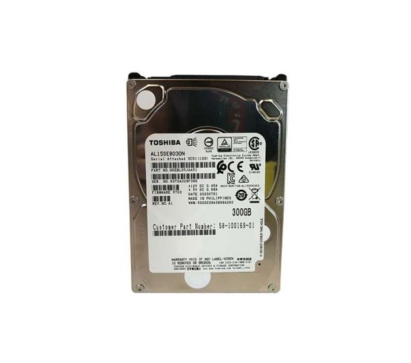 AL15SEB030N Toshiba 300GB 10000RPM SAS 12Gb/s 128MB Cache 2.5-Inch Hard Drive