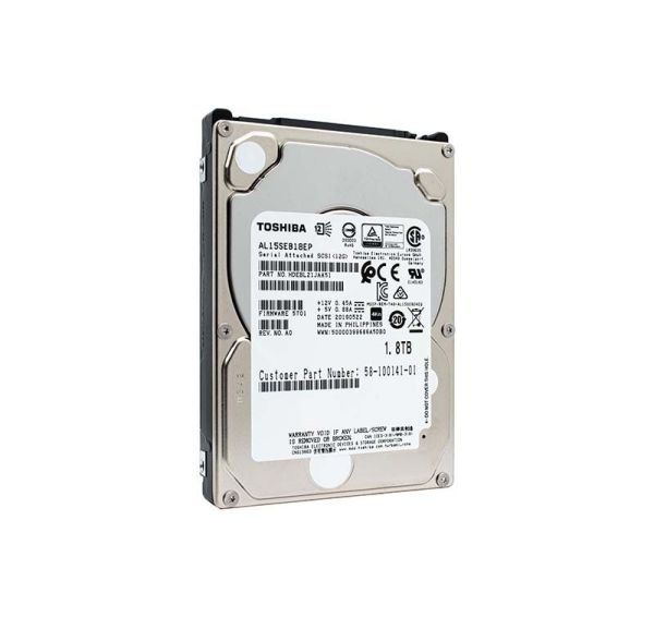 AL15SEB18EP Toshiba 1.8TB 10000RPM SAS 12Gb/s 128MB Cache 2.5-Inch Hard Drive