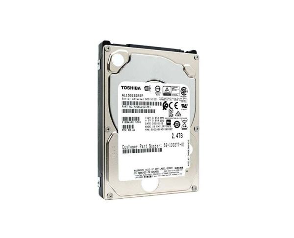 AL15SEB24EP Toshiba 2.4TB 10000RPM SAS 12Gb/s 128MB Cache 2.5-Inch Hard Drive