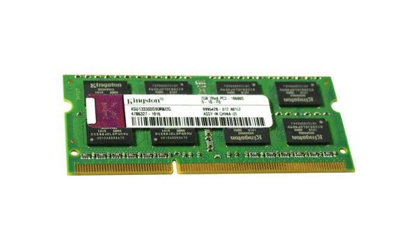 ASU1333D3S9DR8 HP 2GB PC3-10600 DDR3-1333MHz non-ECC Unbuffered CL9 SoDIMM Dual-Rank Memory Module