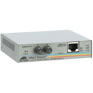 AT-FS201-20 Allied Telesis FS200 Series 2 x Ports 10/100Base-TX Rack-mountable Layer 2 Fast Ethernet Speed/Media Converter