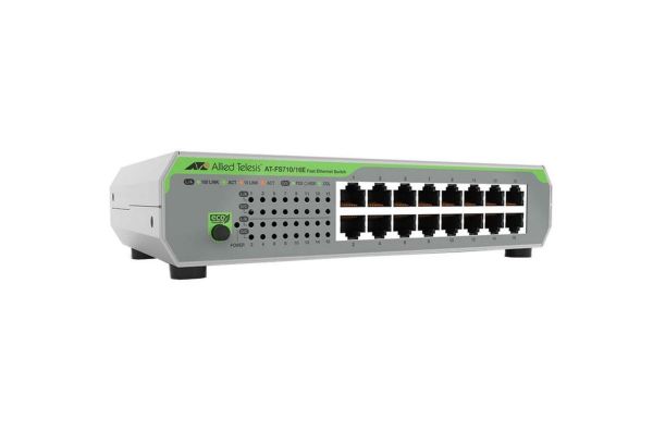AT-FS710/16E-60 Allied Telesis 16-Port Ethernet Switch