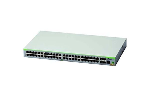 AT-FS980M/52 Allied Telesis CentreCOM FS980M Series 48 x Ports 10/100Base-TX + 4 x Ports SFP (uplink) Rack-mountable Layer 3 Managed Fast Ethernet Network Switch