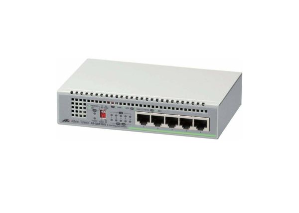 AT-GS910/5-50 Allied Telesis CentreCOM 5-Port Ethernet Switch