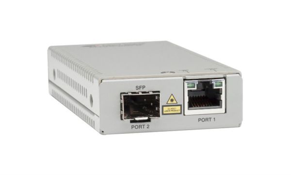 AT-MMC2000/SP-960 Allied Telesis MMC2000 Series MMC2000/SP 1 x RJ-45 Port 10/100/1000Base-T + 1 x SFP (mini-GBIC) Slot Rack-mountable Media and Rate Converter