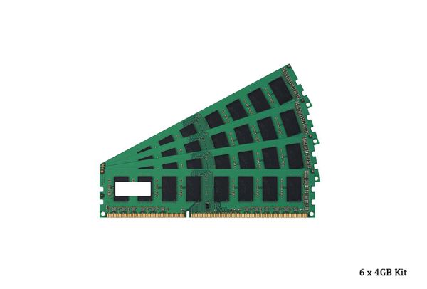 AX945AV HP 24GB KIt (6 X 4GB) PC3-10600 DDR3-1333MHz non-ECC Unbuffered CL9 UDIMM Dual-Rank Memory
