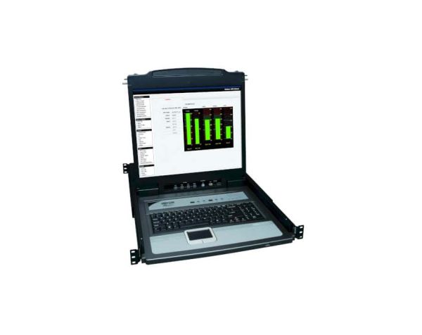 B020-U16-19-K Tripp Lite NetDirector 16-Port 1U Rack-Mount Console KVM Switch w/19-in. LCD + 8 PS2/USB Combo Cables
